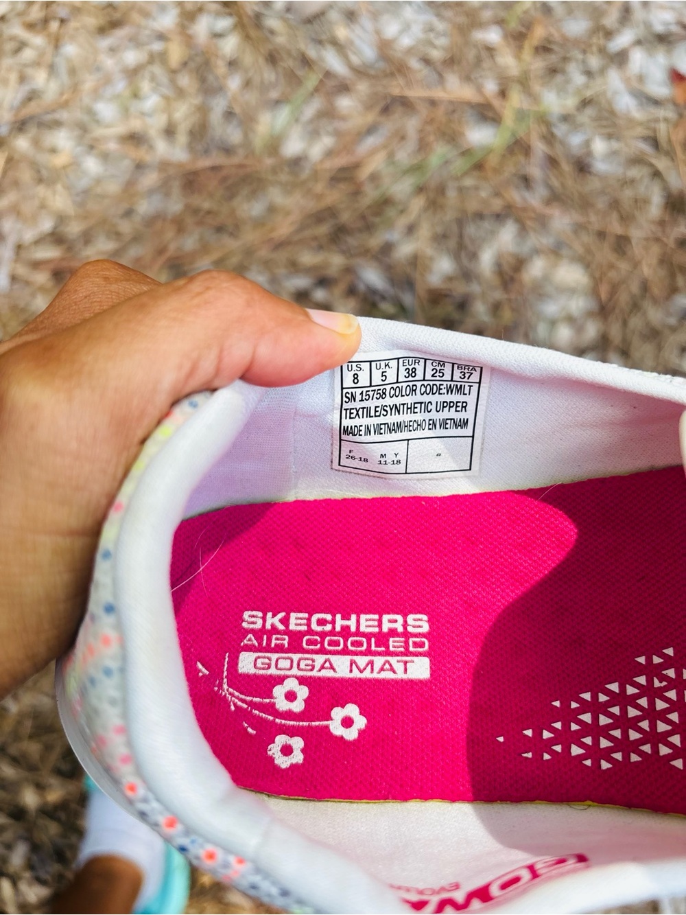 Skechers Women’s Go Walk Ultra Glad Slip On in white & multi size 8 - Picture 8 of 10